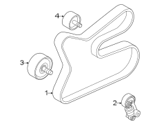 Accessory Drive Belt Idler Pulley