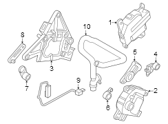 HVAC Heater Mode Door Lever