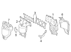 Catalytic Converter with Integrated Exhaust Manifold