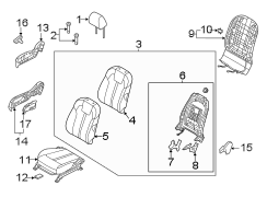 Power Seat Switch (Front)