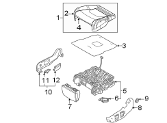 Power Seat Switch (Rear)