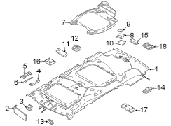 Image of Air Bag Seat Sensor Mat (Rear) image for your 2022 Kia Carnival   