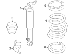 Coil Spring Insulator (Left, Rear, Lower)