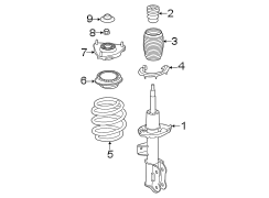 Suspension Strut (Left, Front)