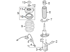 Suspension Strut Bearing (Upper)