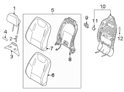 Climate Controlled Seat Duct (Upper)