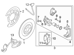 Disc Brake Kit (Left, Rear)