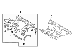 Image of Suspension Subframe Crossmember (Rear) image for your Kia EV6  