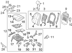 Seat Back Assembly (Right, Front)