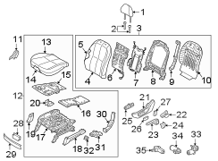 Seat Back Assembly (Left, Front)