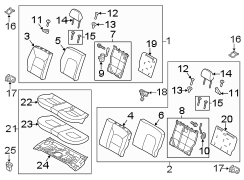 Seat Cushion Foam (Rear)