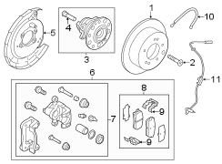 Disc Brake Kit (Left, Rear)