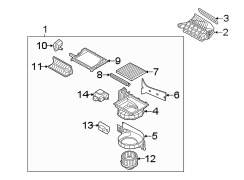 HVAC Blower Case Assembly