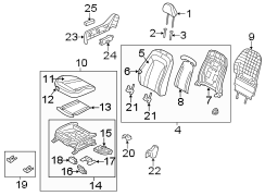 Seat Cushion Foam (Front)