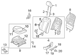 Seat Cushion Foam (Front)