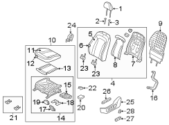 Seat Cushion Foam (Front)