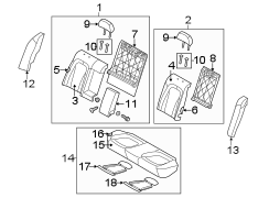 Seat Back Assembly (Left, Rear)