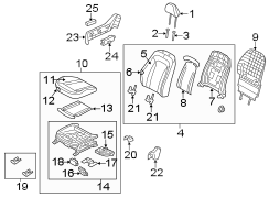 Seat Cushion Foam (Front)