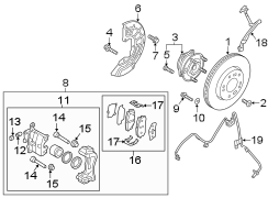 Disc Brake Kit (Left, Front)