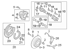 Image of Disc Brake Kit (Right, Rear) image for your 2019 Hyundai Elantra   
