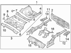 Floor Pan (Front, Rear)