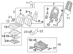 Seat Cushion Foam (Front)