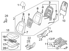 Seat Cushion Foam (Front)