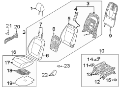 Seat Back Assembly (Right, Front)