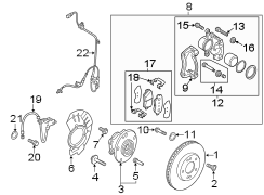 Disc Brake Kit (Left, Front)