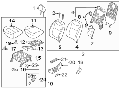 Seat Cushion Foam (Front)