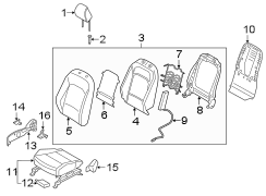 Seat Back Assembly (Right, Front)