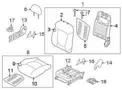 Seat Back Assembly (Front)