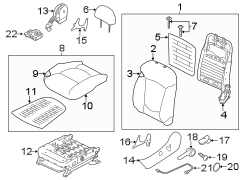 Seat Back Assembly (Front)