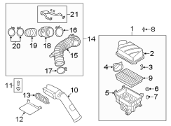 Engine Air Intake Hose