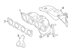 Catalytic Converter with Integrated Exhaust Manifold