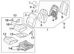 Seat Cushion Foam (Front)