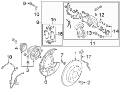 Brake Hydraulic Hose (Right, Rear)