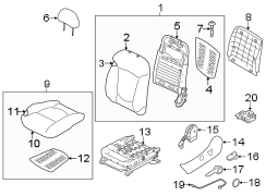 Seat Back Assembly (Front)