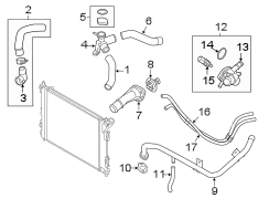 Engine Coolant Inlet Flange