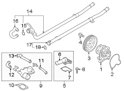 Image of Engine Coolant Thermostat Kit image for your 2007 Hyundai Sonata  Limited Sedan 