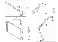 Radiator Support Air Duct (Left, Front)