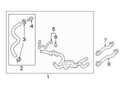 HVAC Heater Hose