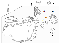 Headlight Assembly (Right)