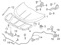 Hood Release Cable Bracket