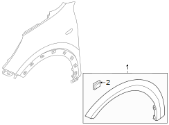 Wheel Arch Molding (Upper)