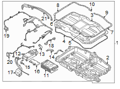 Drive Motor Battery Pack Control Module Wiring Harness