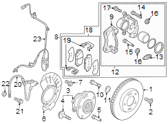 Disc Brake Caliper (Right)