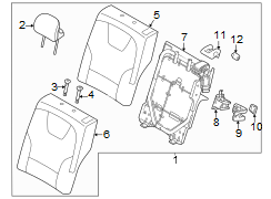 Folding Seat Latch (Rear)