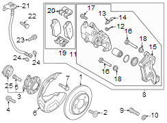 Wheel Bearing and Hub Assembly (Right, Rear)