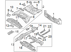 Floor Pan (Front, Rear)